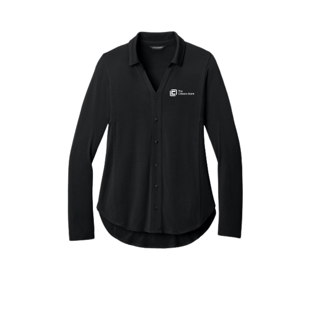 Port Authority® Women’s Luxe Knit Button Tunic