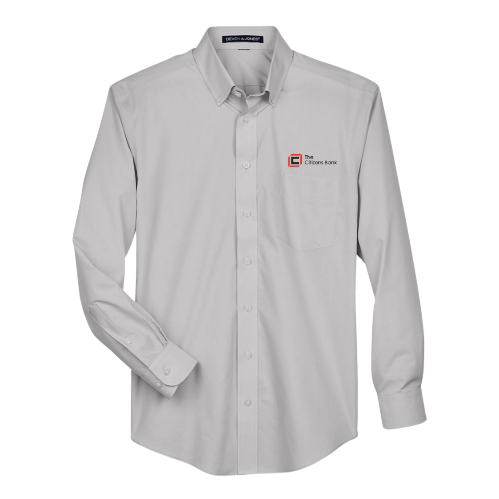 Men's Crown Collection® Broadcloth Woven Dress Shirt – The Citizens Bank Men's Crown Collection® Broadcloth Woven Dress Shirt – The Citizens Bank