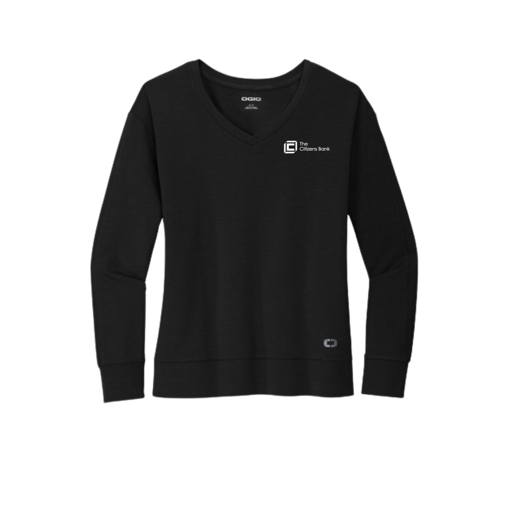 OGIO® Women's Luuma Flex Long Sleeve V-Neck