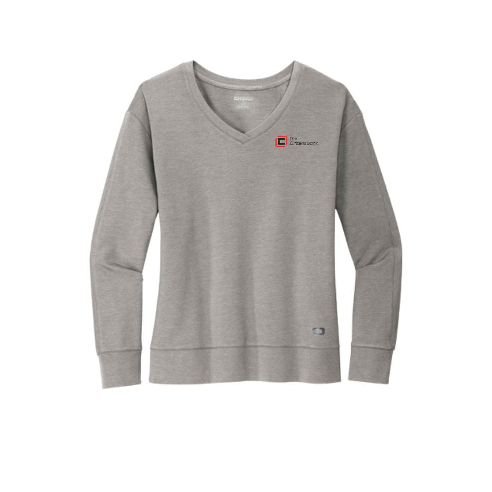 OGIO® Women's Luuma Flex Long Sleeve V-Neck