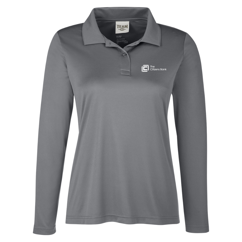 Team 365 Ladies' Zone Performance Long Sleeve Polo