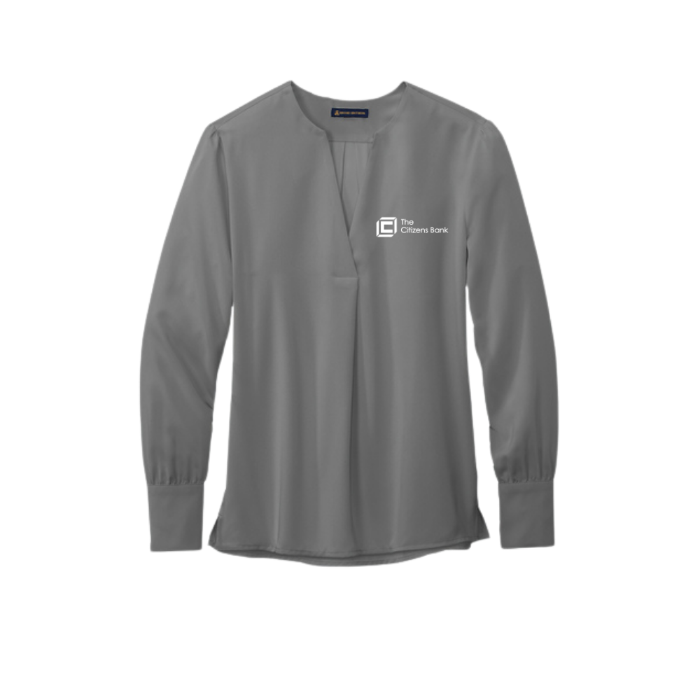 Brooks Brothers® Women’s Open-Neck Satin Blouse