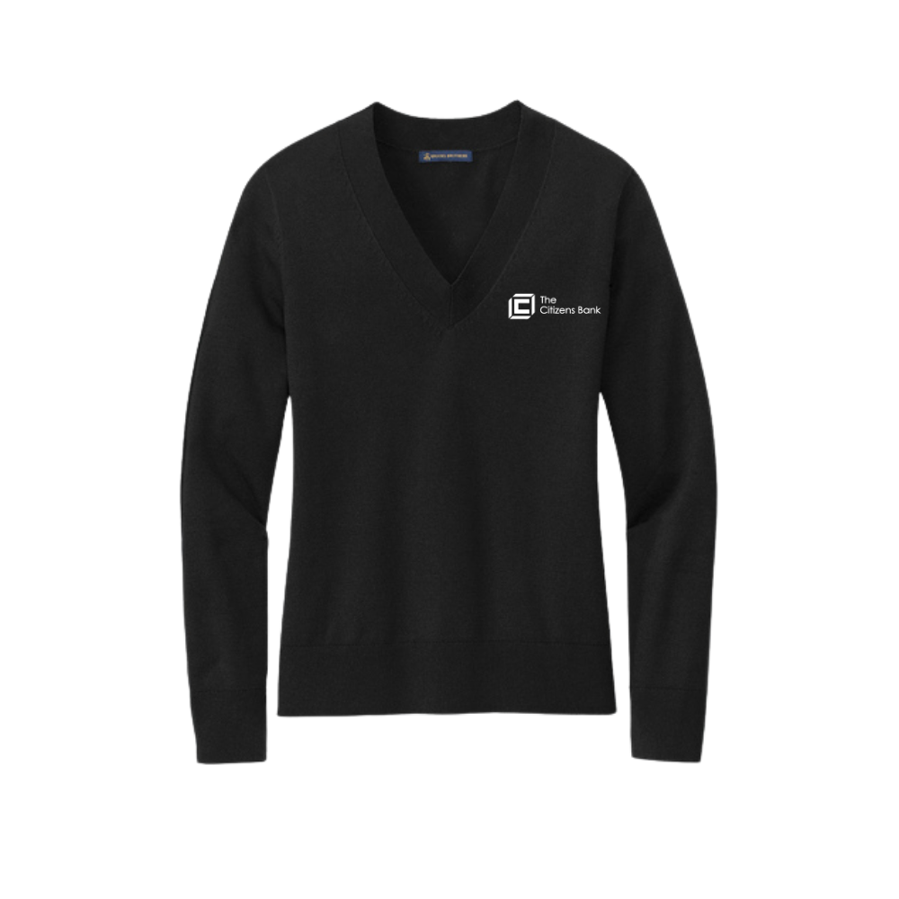 Brooks Brothers® Women’s Cotton Stretch V-Neck Sweater