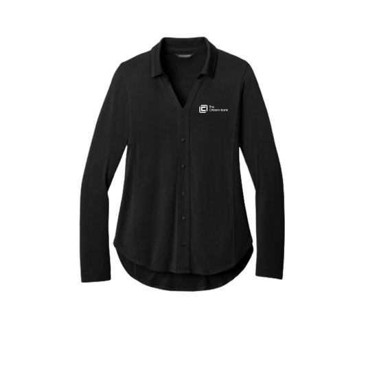 Port Authority® Women’s Luxe Knit Button Tunic