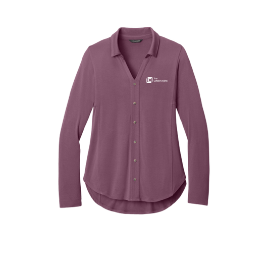 Port Authority® Women’s Luxe Knit Button Tunic