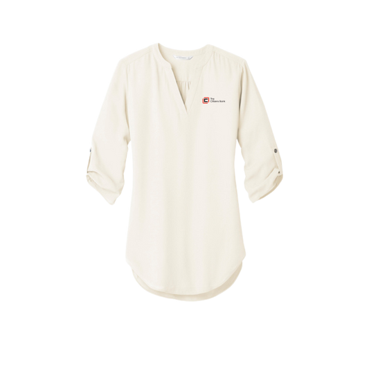 Women's 3/4-Sleeve Tunic Blouse